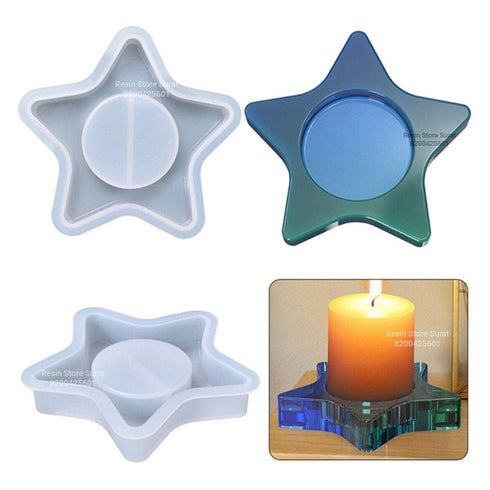 T-Light Star Candle Holder Mould